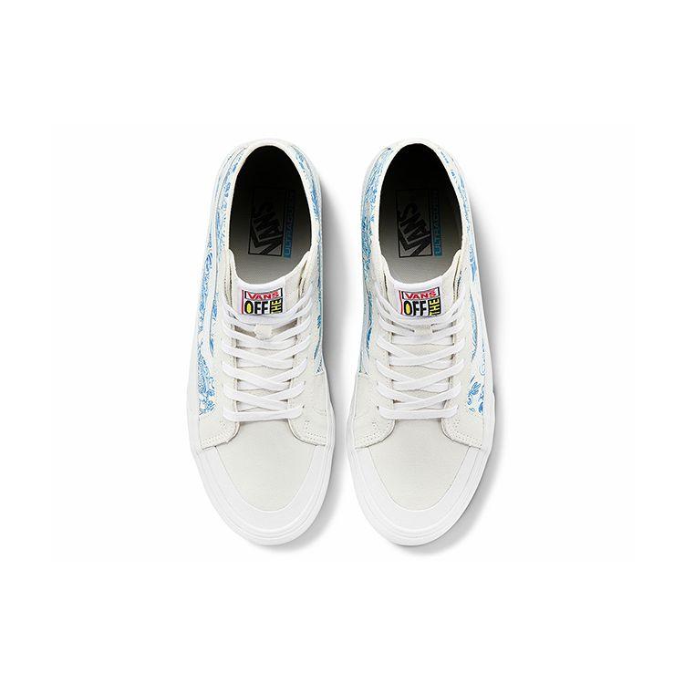 Vans Sk8 Hi Casual Lightweight Breathable High-Top Skate Shoes Unisex Sneakers Blue VN0A3MV1686