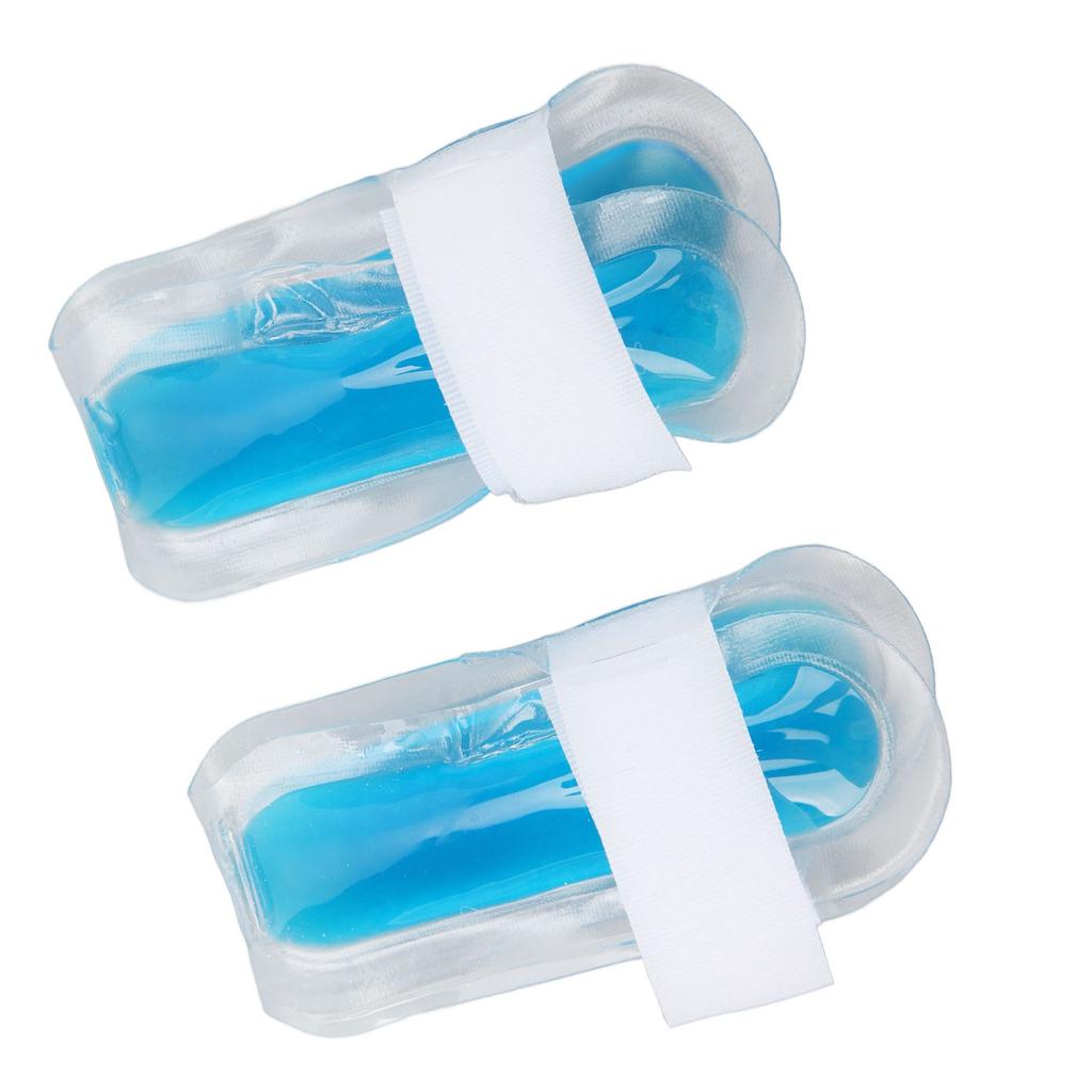 2pcs Finger Hot Cold Pack Quick Cold Reusable Gel Pack for Arthritis Chronic Soreness 8cm