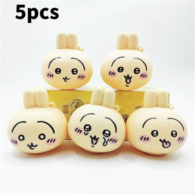 Emoticon Chiikawa Usagi Keychain Cartoon Pendant Action Figure Model Decoration