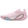Li Ning Wade DLO 1 Légáteresztő Szintetikus Bőr Visszapattanó Alacsony szárú Kosárlabda Cipő Férfi Puha Cseresznyevirág Rózsaszín ABPV009-10