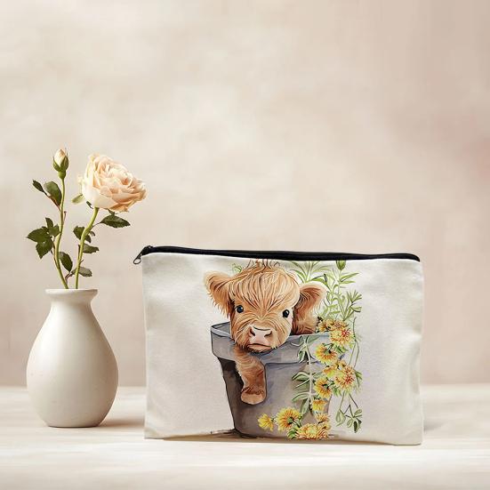 Storage Bag Compact Size Storage Item Canvas Black 1 Pc