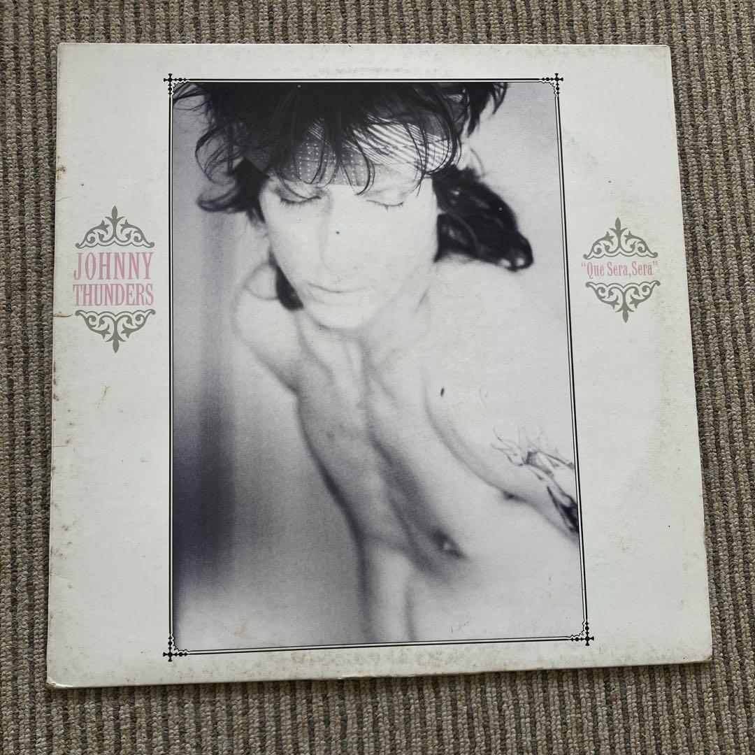 

[USED] johnny thunders / que sera,sera LP record