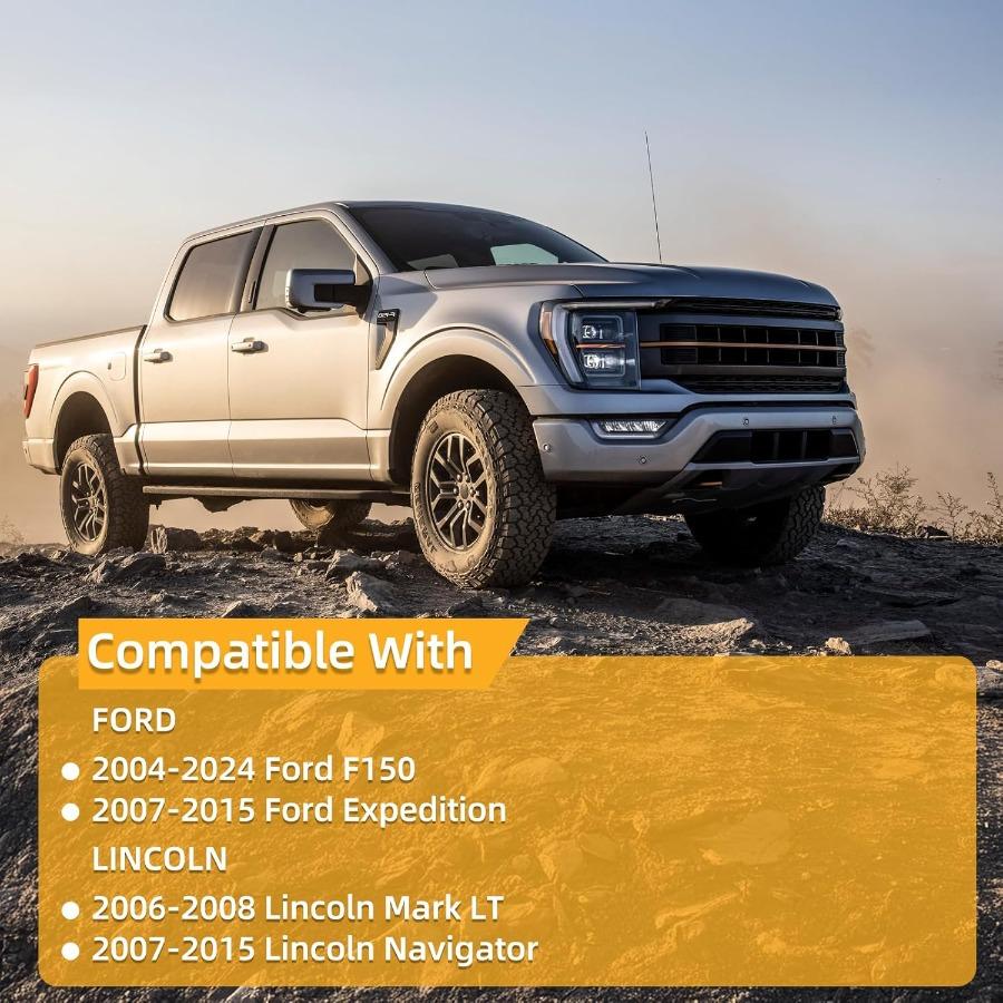 

24 Upper Control Arms Compatible with 20042025 Ford F150 UCA Tubular Suspension Kit with Ball Joints Rubber Bushing Adjustable United States