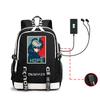 Projectile On Breaking Anime Neutral Solid Color Oxford Backpack Men'S Business Multifunctional Usb Large Capacity Backpack