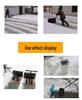 Large Wheeled Hand-Pushed Snow Shovel - Snow Removal Tool & Pusher Artifact