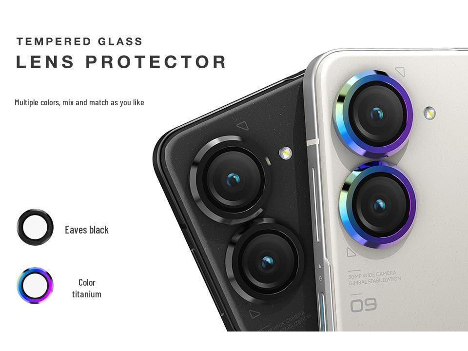 Asus ZenFone 9 Camera Lens Protective Film - Aluminum Alloy