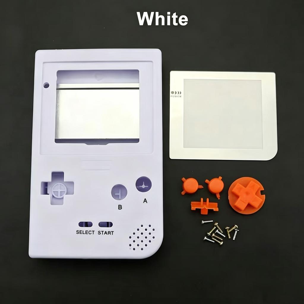 High Quality GBP Housing Shell with Buttons Conductive Rubber Pad Lens Kits for Gameboy Pocket GBP Screen Gaming Case