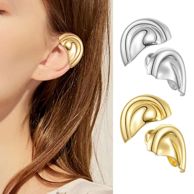 Elegant Half Circle Ear Cuff For Women Fashion Jewelry Allergy Resistant Design Perfect For Parties And Everyday Wear