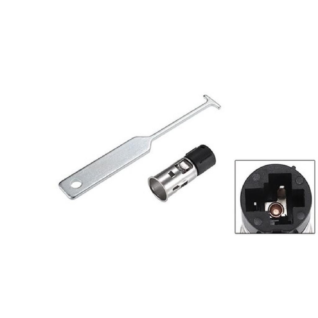 1 Set No.25776667 Inner Lighter Socket And Removal Tool  For Chevy Silver