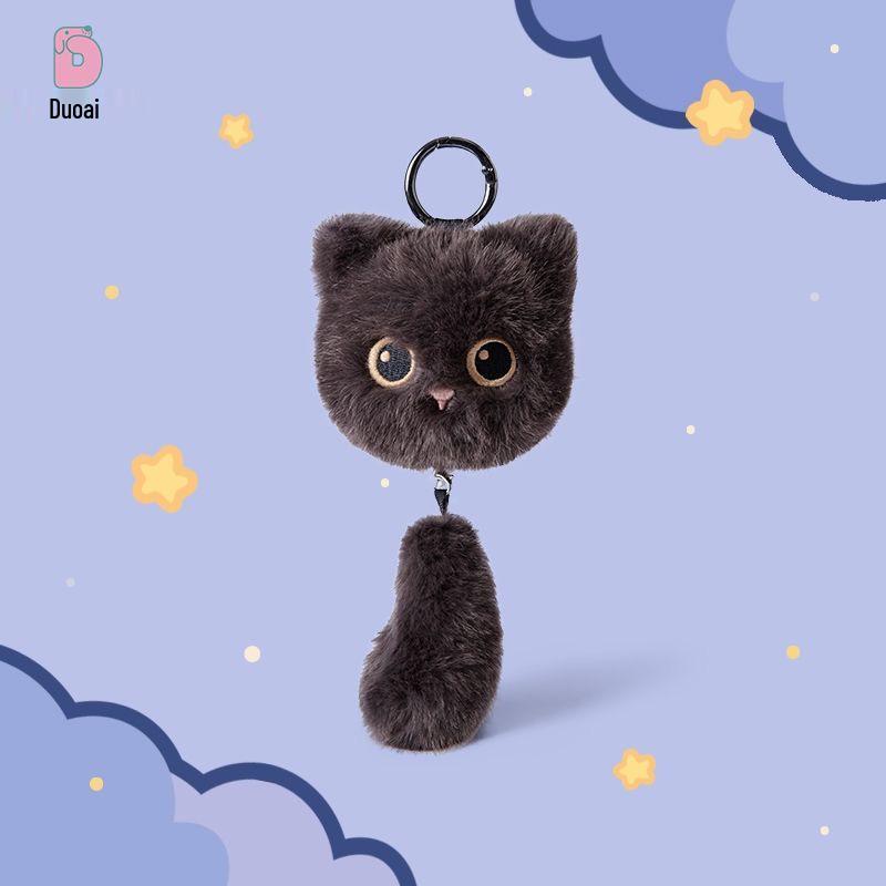 DuoAi Pose Cat Plush Toy Pendant - Simulated Cat Hugging Pillow for Children