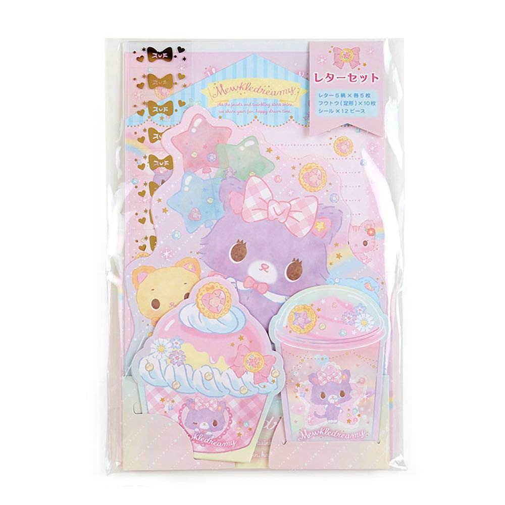 

Sanrio Mukuru Dreamy Character Shaped Letter Set, 922731