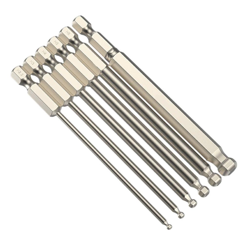 6.35mm ( 1/4 Inch )hex Screwdriver Bit Alloy Steel Ball End Hex Ball Head