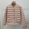 Light and thin white duck down! Winter new loose straight wavy stand-up neck down jacket women's short jacket