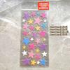 1pc Colorful Bronzing Star Sticker Gold Red Love Girl Handmade Dress Material Reward Sticker Scrapbooking Stickers Aesthetic