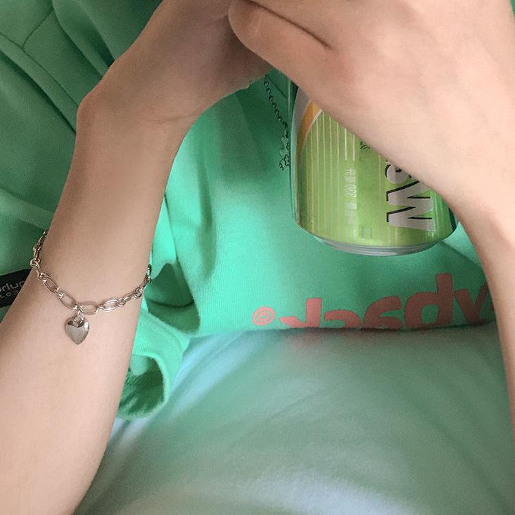 European and American Heart Bracelet Ins Niche Design Simple Elegant Hip Hop Minimalist Punk Retro