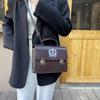 Vintage British College Style High Texture Backpack Popular New Shoulder Messenger Bag Commuter Backpack