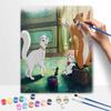Disney The Aristocats Oil Paint Digital Painting Art Kit Handmade DIY Painting Kit Home Decor