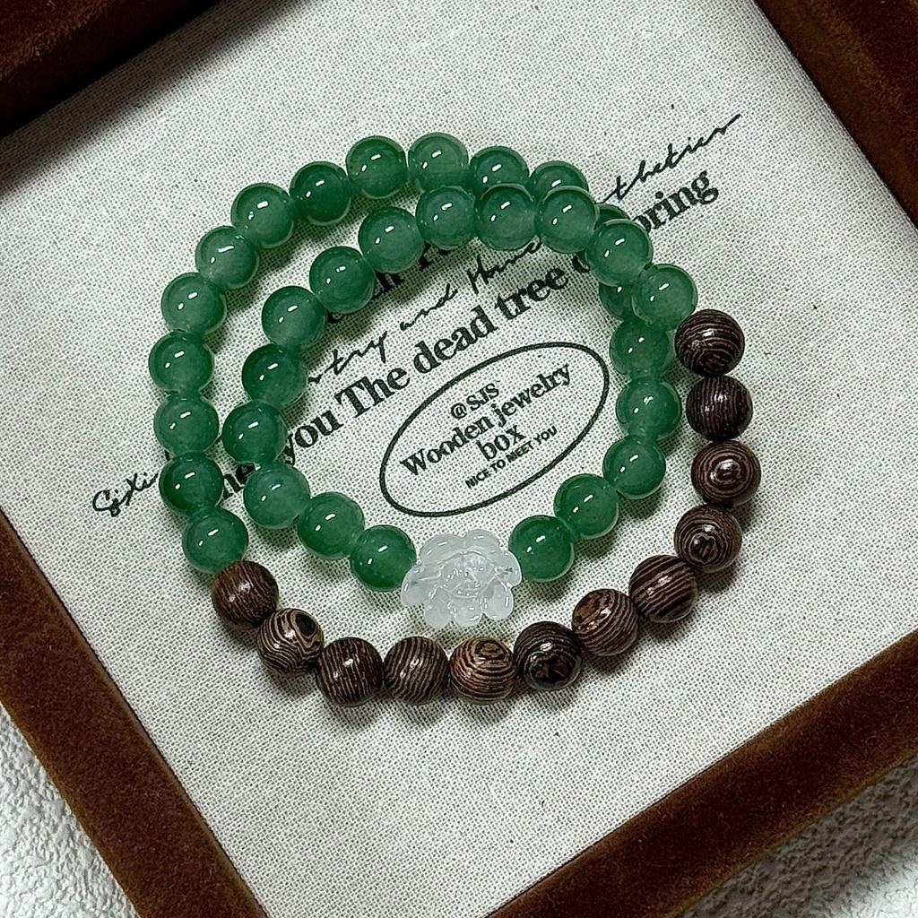 Retro Chinese Bamboo Beaded Bracelet - High-End Bestie Gift