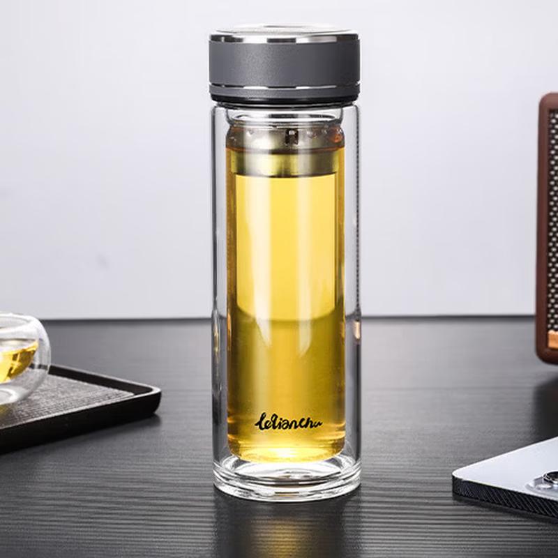

Le Qian Chu High Borosilicate Glass Portable Tea Cup