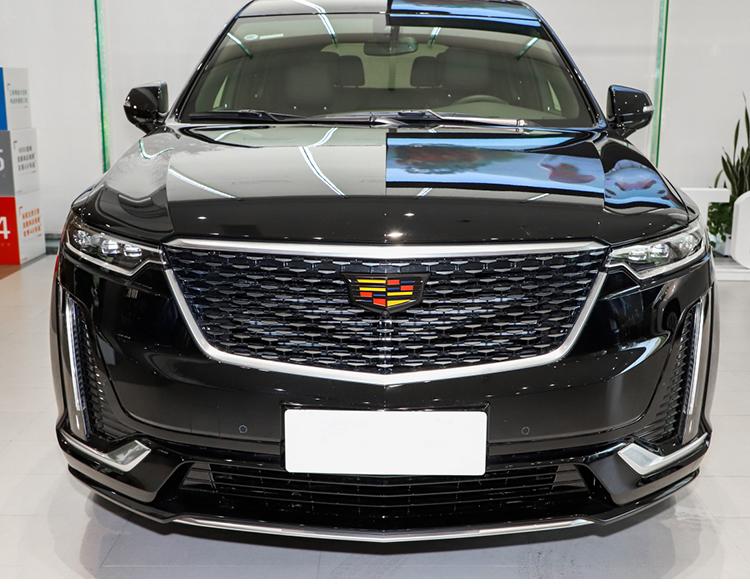 Cadillac XT6 Logo ABS 3D Car Front Grille Emblems Rear Trunk Logo Decals for Emblem Fender Badge Cover Stickers Auto Accessories