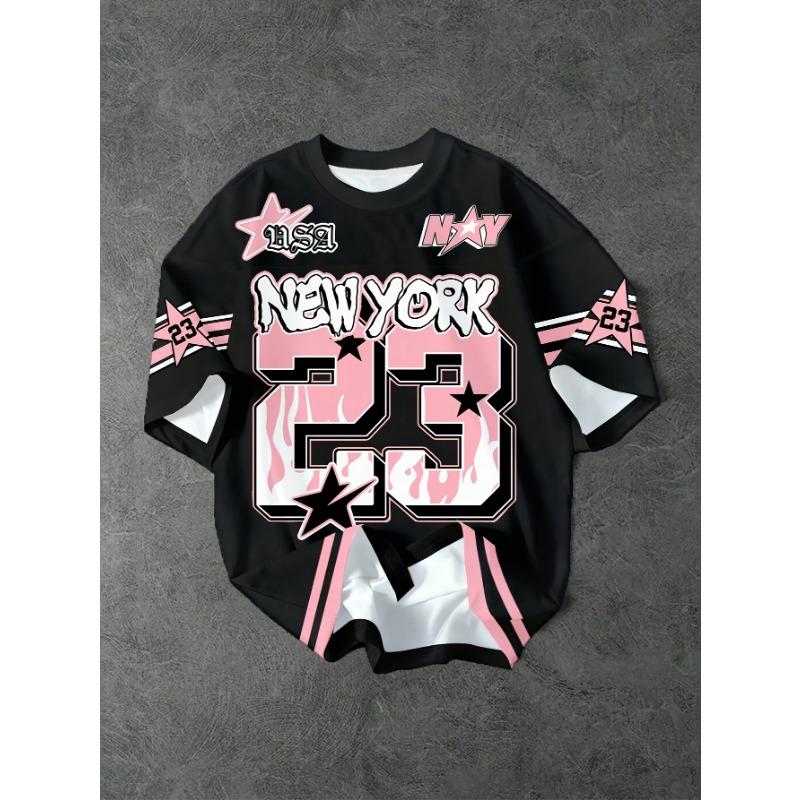 Ladies  casual and fashionable shoulder down T-shirt S