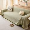 Sofa Towel With Full Coverage Cream Wind Blanket Universal Sofa Cover All Season Universal All Inclusive Non-Slip Sofa Blanket