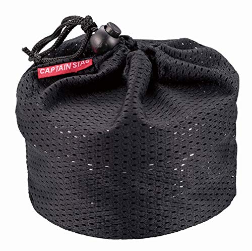 CAPTAIN STAG Aluminum Mount Cooker, 12cm, UH-4108, Black, 760ml Capacity