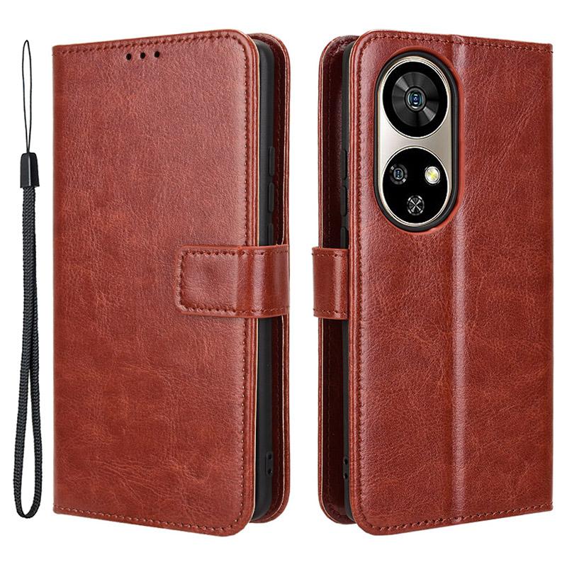 

Для мобільного телефону Ulefone Note 17 Pro Чохли Протиударний Шкіряний Чохол-гаманець Brown