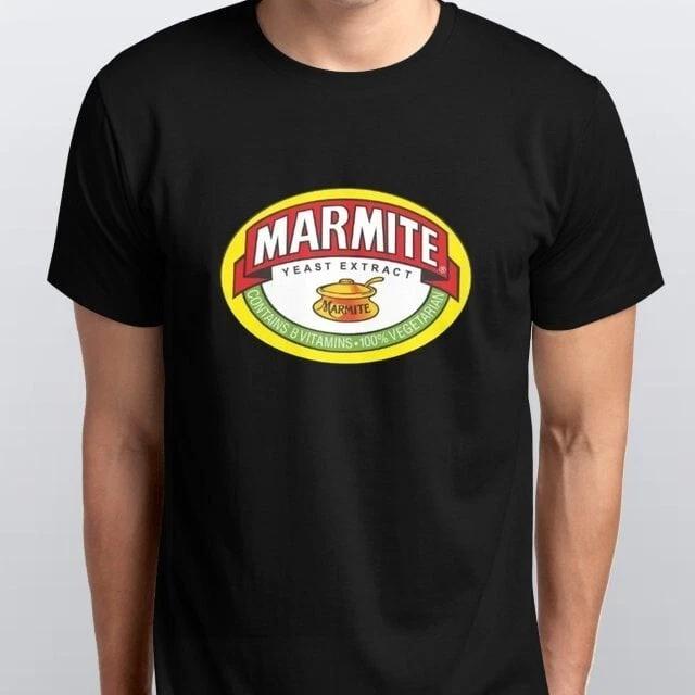 Men s and Women s T-shirts MARMITE NEW T-SHIRT sizes S M L XL XXL colours Black white mens womens XXXL