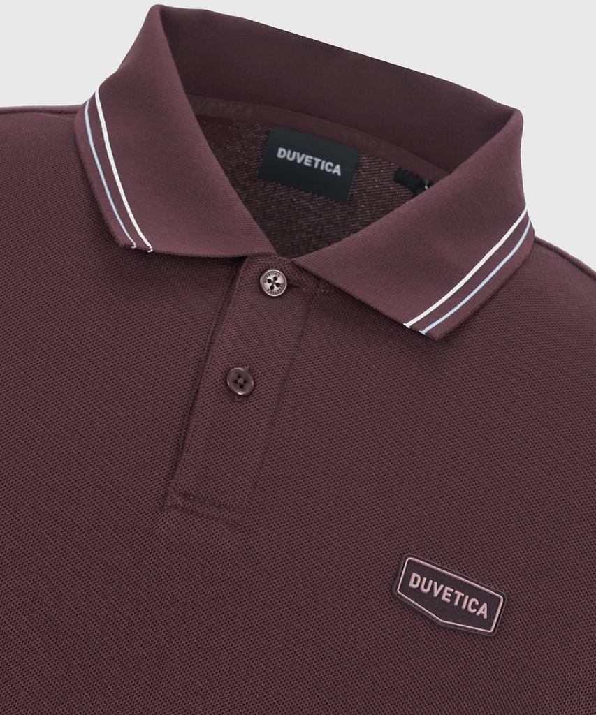 DUVETICA Sapada (Wine) (Men'S Short-Sleeve Polo Shirt)