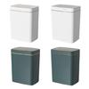 Battery Powered Waste Basket with Sensors Lid Easily Disposal Automatic Garbage Can for Cleanliness Enthusiasts