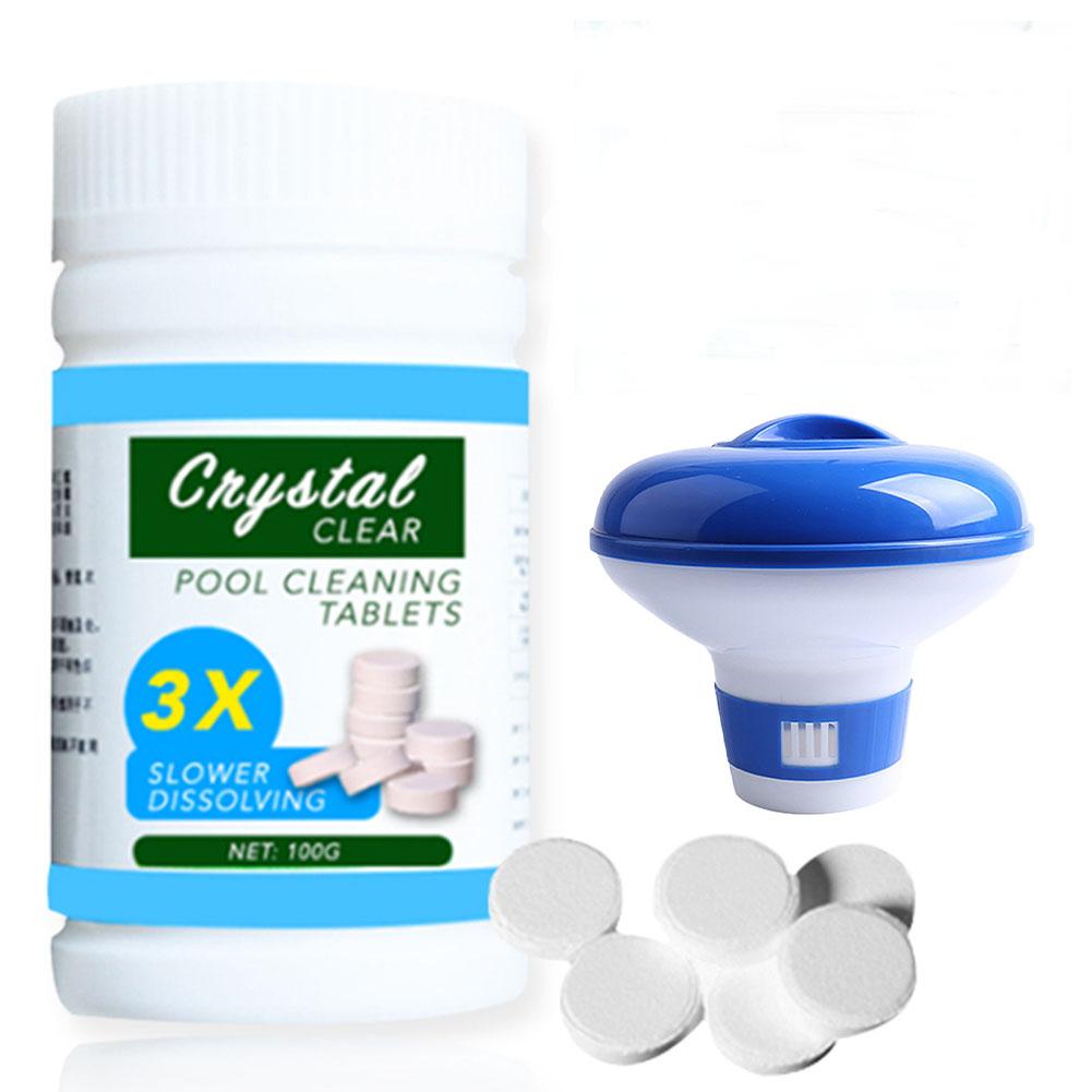 Диспенсер для хлора в бассейне 100 г isinfection Шипучие таблетки для бассейнов — фото 5