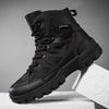 Men's Black Anti-slip Wear-resistant Tactical Hiking and Camping Boots