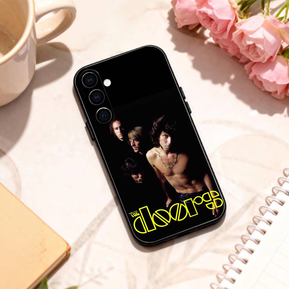 Psychedelic Rock The Doors   Phone Case For Samsung Galaxy A73,A72,A71,A70,A53,A52,A51,Others Soft Black Shell