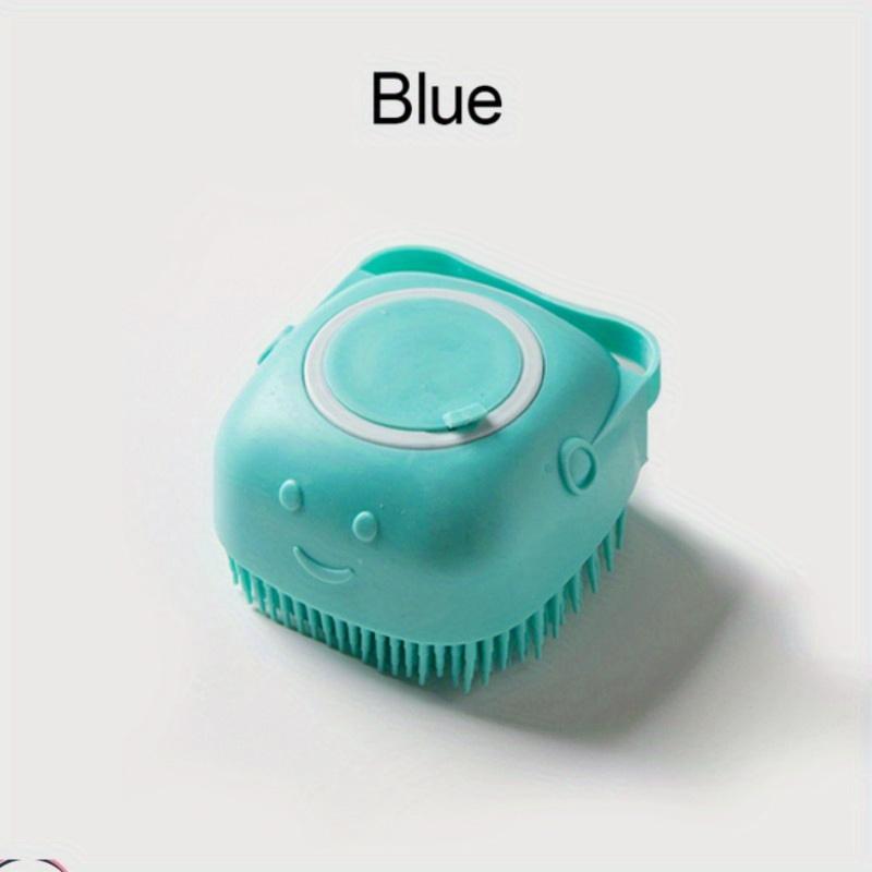 1pc  Gentle Silicone Pet Brush for Dogs and Cats - Massages and Cleans with Built-In Shower Gel Dispenser