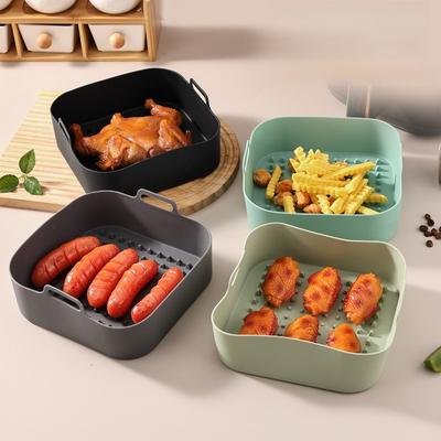 Heißluftfritteuse Silikon-Backblech für den Heimgebrauch Leicht zu reinigen Backblech Moderne minimalistische Küchenutensilien