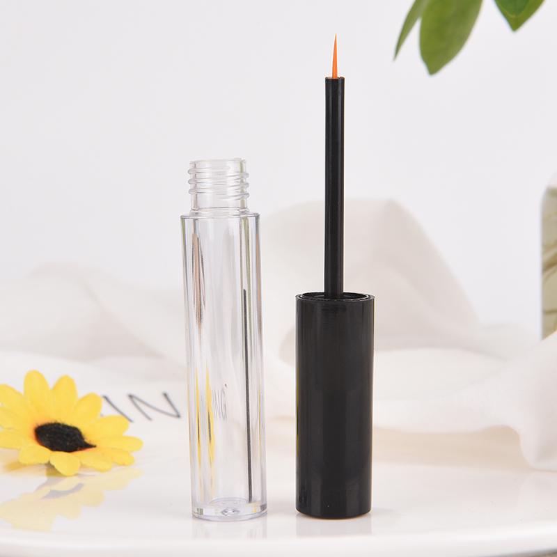 2Colors  Eyelash Bottle Eyeliner Container Make Up Tube 2Sizes Gold Black Empty Liquid Eye Liner Tube Eye Lash Vial