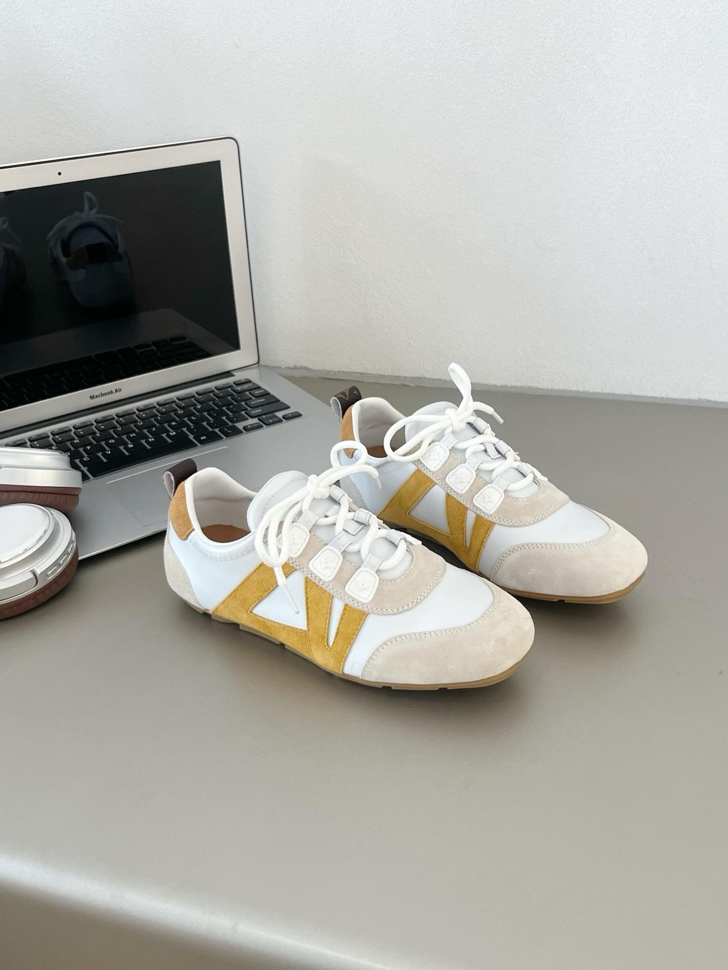 

Туфли Star little white, кожаные, на тонкой подошве, женские, новые, ретро, универсальные, повседневные балетки 35 жёлтый