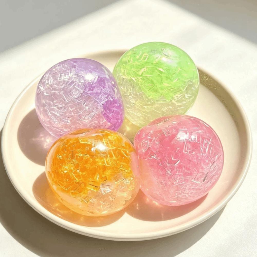 Shredded Ice Sugar Cracking Squishy Toy Crushed Ice Texture Squishy Fidget Toy Vent Toy