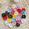 Cm Rhinestone Polyester Ribbon Hand Sewn Fabric Flower Diy Accessory For Clothing Headwear