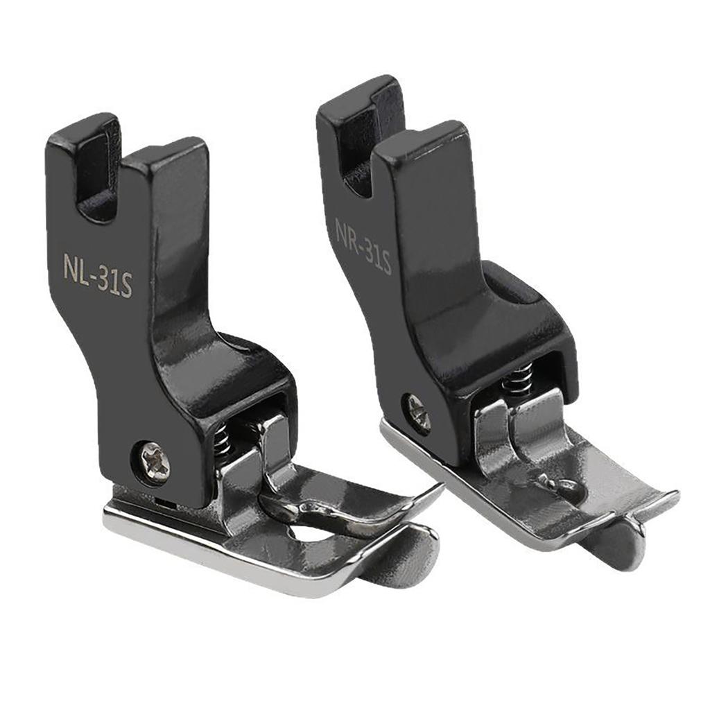 Przystawka Stopka Dociskowa do Maszyny do Szycia Stal Tytanowa Profesjonalna Przemysłowa Stopka do Komputerowej Płaskiej Maszyny do Szycia