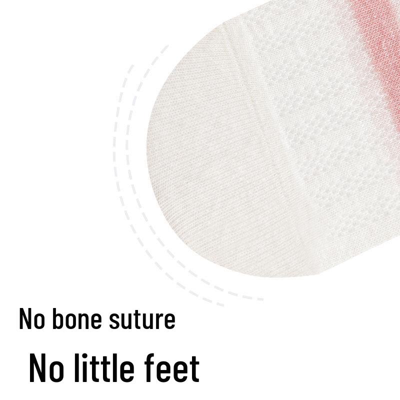 Breathable Cartoon Over-the-Knee Mesh Socks for Infants and Toddlers