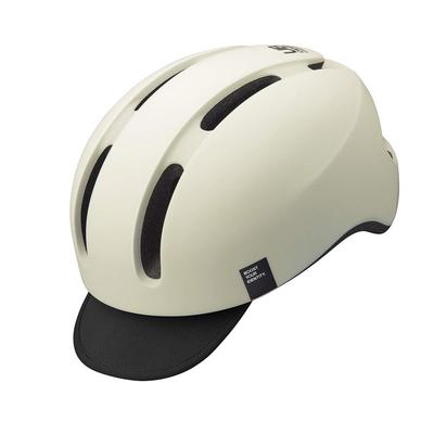 OGK KABUTO Bicycle Helmet Canvas Urban Matte JCF Recommended M/L (57-59cm) Off-White
