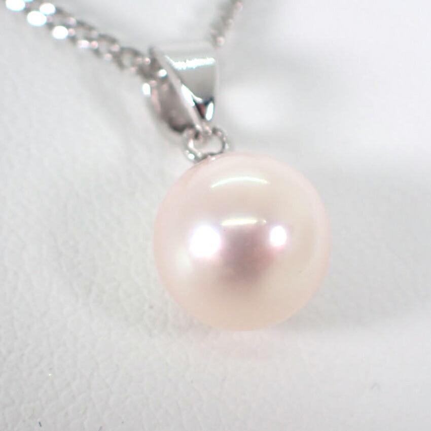 [Pre-owned] MIKIMOTO Pt850 Akoya Pearl 7.5mm Pendant/Necklace/j33-13