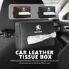 Car Styling Tissue Bag Armrest Box Paper Towel Interior Organizer Accessories For Fabia 1 2 Octavia A7 RS Superb Rapid