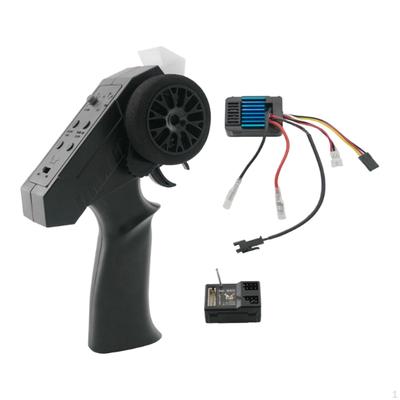 RC Car Remote Kit Controller Replacements 2 Channel Transmitter and Receiver for 1/16