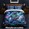 Teddy Bear Theme Custom Text Or Name 3Pcs Bedding Set,1 Flat Sheet & 2 Pillowcases Personalized Home Bedding