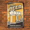 Poster Birra Placca Metallica da Parete