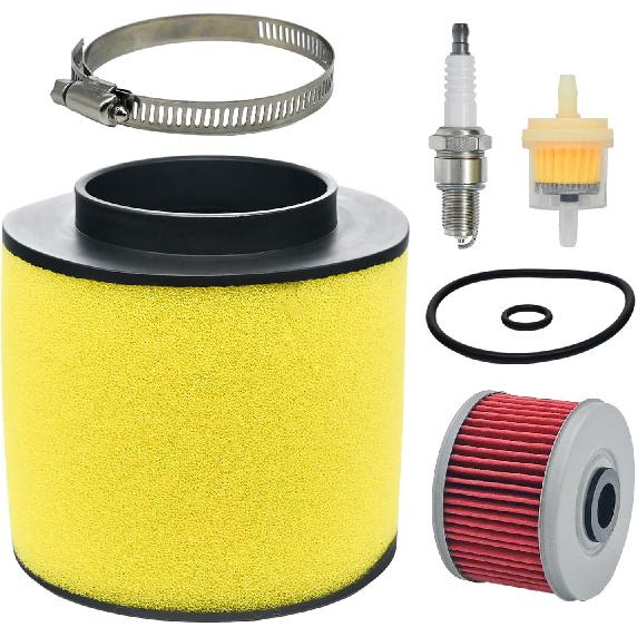 Foreman 450 Air & Oil Filter Replacement For Honda Rancher 350 TRX350 2000-2006 17254-HN5-670 400 TRX400 TRX450 1995-2004 17254-HC5-900 With Spark
