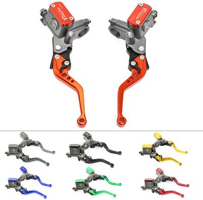 O pereche 14mm Piston Moto Bicicletă Maneta Ambreiaj Hidraulic Frână Mâna Dreapta Cilindru Principal Pârghie Pompă 22mm Universal Street Pit Bike